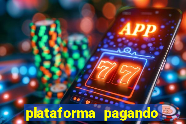 plataforma pagando no cadastro